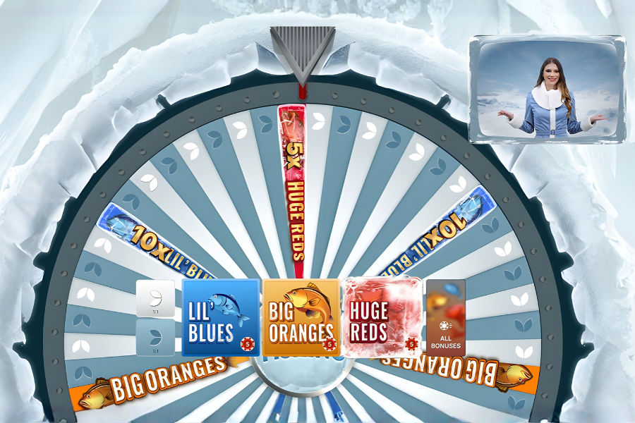 demo play of ice fishing by evolution gaming